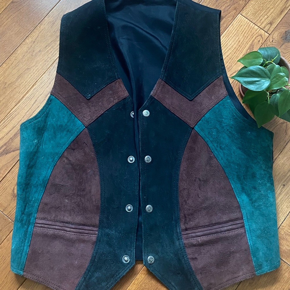 Vintage leather vest